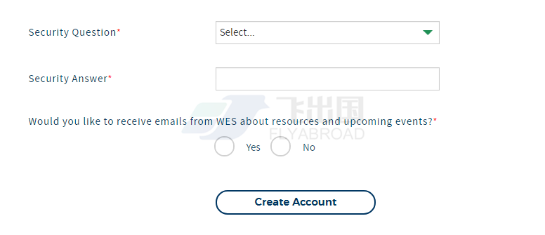 wes standard application or ircc