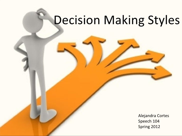 types of decision making pdf