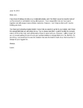 sample letter leaving talent agency