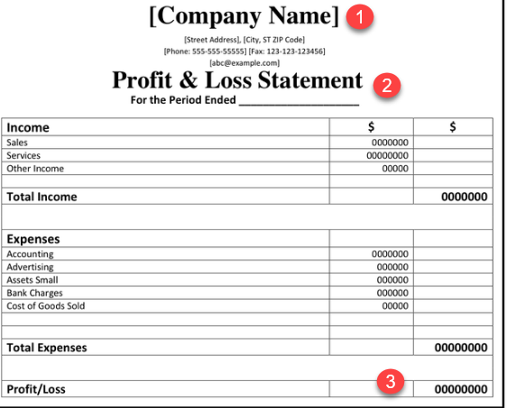 proof of income statement sample