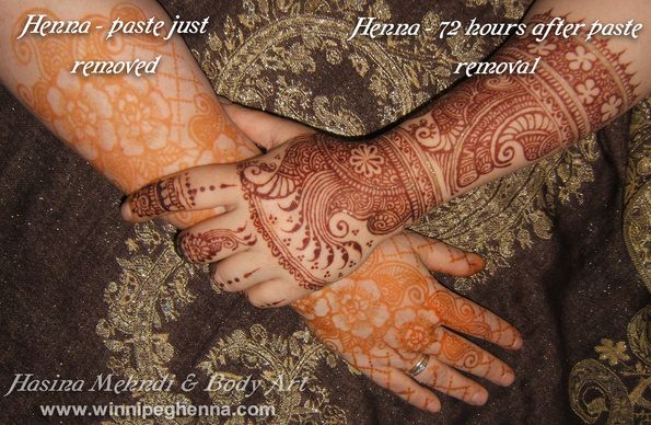 mehandi henna instructions