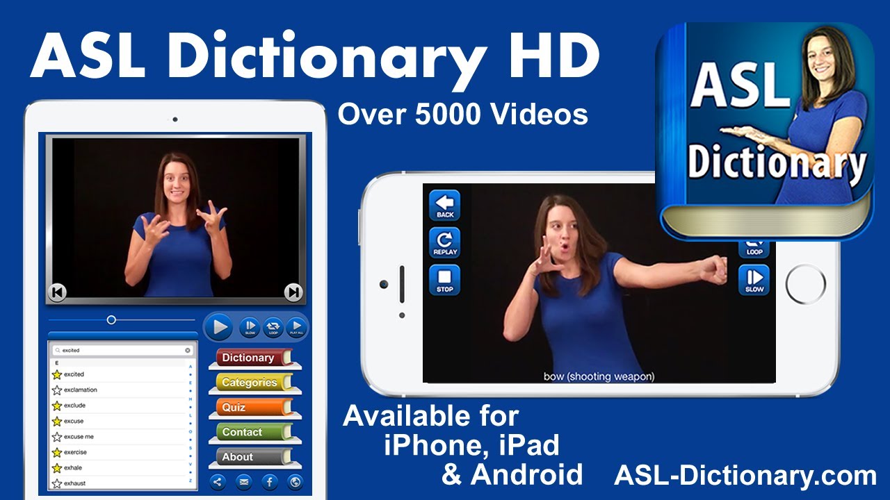 sign language picture dictionary free