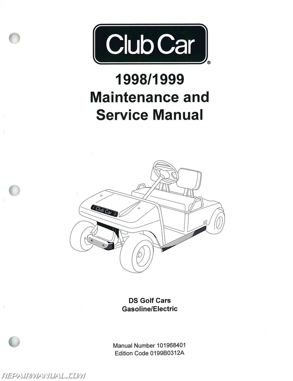 service manual 1998 golf